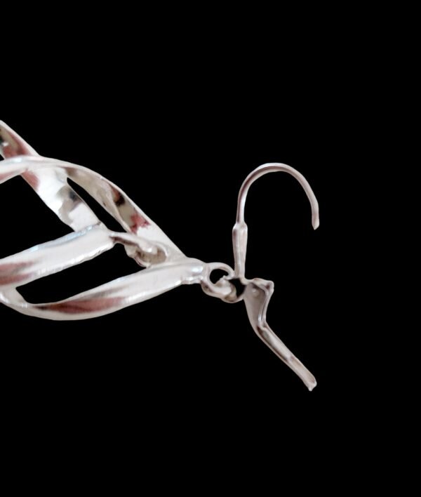 Ročno Izdelan Komplet z Naravnim Larimarjem v Srebru 925 – Unikatna Eleganca, 6 cm - Image 7